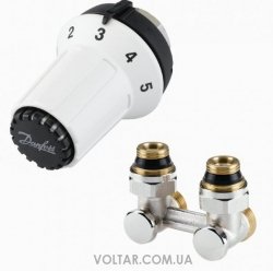Комплект термостатичний кутовий Danfoss RAS-CK+RLV-KS 1/2 (013G5276)