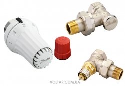 Комплект термостатичний кутовий Danfoss RAE+RA-N+RLV-S 1/2 (013G5173)