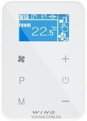 Настенный контроллер HMI Wing EC для тепловых завес WING с двигателями EC