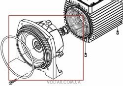 Крышка электродвигателя насоса Pedrollo PLURIJET