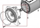 Крышка электродвигателя насоса Pedrollo PLURIJET
