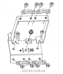 Комплект развязывающей панели для корпусов M4 и M5, Danfoss