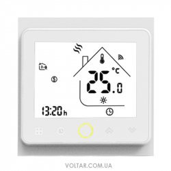 Беспроводной терморегулятор для электро и водяного теплого пола Tervix Pro Line WiFi Thermostat