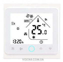 Термостат для фанкойла с WiFi управлением Tervix WiFi Fancoil Thermostat (на 2 трубы)