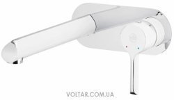 Смеситель для умывальника скрытого монтажа KFA Armatura Angelit White-chrom (4729-810-40) Смеситель для умывальника скрытого монтажа KFA Armatura Angelit White-chrom (4729-810-40)