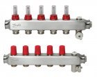 Колектор Danfoss SSM-F на 5 контурів із ротаметрами (088U0755)