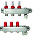 Колектор Danfoss SSM-F на 3 контури з ротаметрами (088U0753)