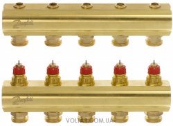 Розподільний колектор Danfoss FHF5 без ротаметрів (088U0505)