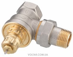 Термостатичний клапан Danfoss RA-G 15 для однотрубної системи кутовий (013G1676)