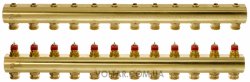 Распределительный коллектор Danfoss FHF12 без ротаметров (088U0512)