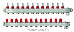 Коллектор Danfoss SSM-F на 12 контуров с ротаметрами (088U0762)