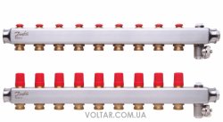 Колектор Danfoss SSM на 9 контурів без ротаметрів (088U0809)