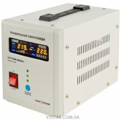 Источник бесперебойного питания LogicPower с правильной синусоидой 12V LPY-PSW-800VA+(560Вт)5A/15A