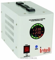 Источник бесперебойного питания Intelli 500VA 300W с чистой синусоидой