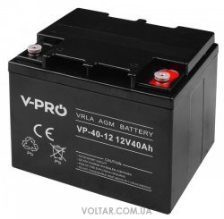 Акумуляторна батарея Volt Polska AGM VPRO 12V 40 Ah VRLA