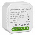 Розумний вимикач-регулятор Tervix Pro Line WiFi Dimmer (2 клавіші)