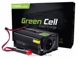 Преобразователь напряжения (Инвертор) Green Cell с 12V на 230V 150W/300W модифицированная синусоида