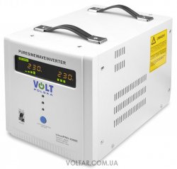 Джерело безперебійного живлення (ДБЖ) Volt Polska SINUS PRO 2000 E 12/230V (1250/2000W) 20А чиста синусоїда