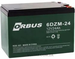 Акумулятор ORBUS AGM 6DZM-24 12V 24Ah