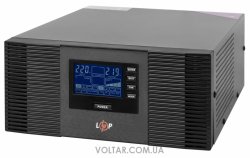 Джерело безперебійного живлення (ДБЖ) LogicPower 12V LPM-PSW-1500VA (1050Вт) 10/20 А чиста синусоїда