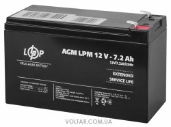 Аккумулятор LogicPower AGM LPM 12V - 7.2 Ah Аккумулятор LogicPower AGM LPM 12V - 7.2 Ah