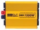 Перетворювач напруги (Інвертор) MEXXSUN MXSPSW-1500, 24V/220V, 1500W з правильною синусоїдою, 2 Shuko, клемні дроти, Q4