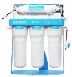 Фільтр зворотного осмосу Ecosoft P’URE AquaCalcium з помпою на станині