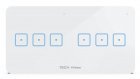 Выключатель Tech WSS-33 двойной трехполюсный, сенсорный, стеклянный