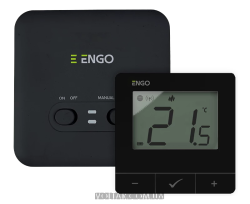 Интернет терморегулятор ENGO CONTROLS E20iBWIFI беспроводной, Wi-Fi, black