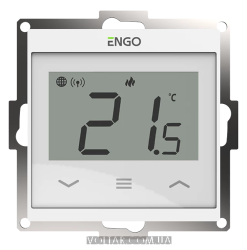 Интернет регулятор для встроенного монтажа, для рамы 55x55, 230V, белый