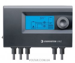 Двоканальний контролер насоса Ц.О. і насоса ГВП Euroster 11Z