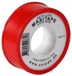 Фум-стрічка Maxitape (від Unipak) (12m * 12mm * 0,1mm)